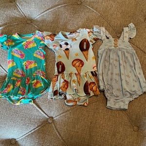 Bundle of 3 Posh Peanut Onesies
